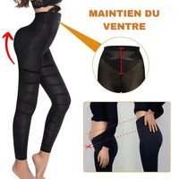 Collant Amincissant Anti-Cellulite avec maintien du ventre et effet sculptant pour une silhouette affiné.