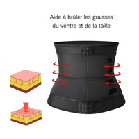 Ceinture de sudation en néoprène pour brûler les graisses du ventre et de la taille lors de l'exercice.