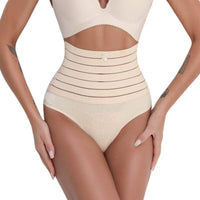 String Montant Taille de Guêpe en couleur beige, gainant et amincissant pour une silhouette affinée.