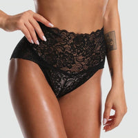 Lot de 2 Culottes Modelantes Dentelle Taille Haute