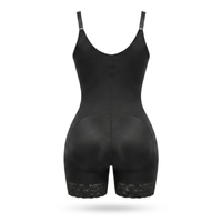 Body gainant KK Body Effect Pro noir à plat, vue de dos avec dos échancré