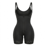 Body gainant KK Body Effect Pro noir à plat, vue de face avec fermeture zip