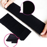 Manchon amincissant noir pour les bras