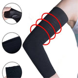 Manchon noir pour bras amincissant
