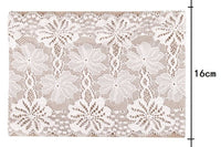 Bande de cuisses en dentelle blanche