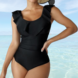 Maillot de Bain Volant Affinant